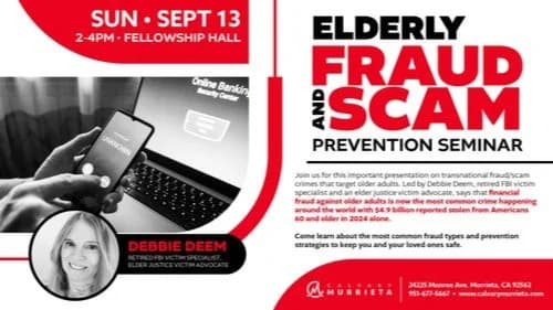 Fraud and Scam Prevention Seminar (Murrieta)