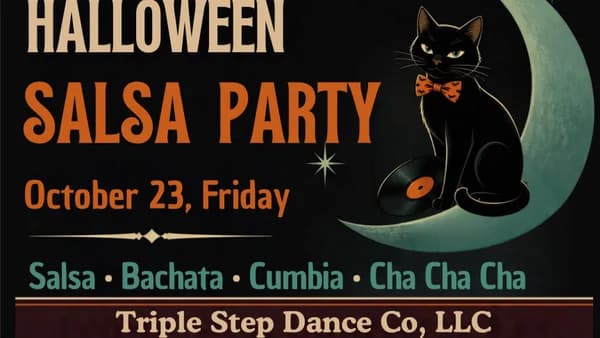 Salsa party Halloween at The Temecula Ballroom and Latin Dance studio October 23
