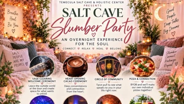 Salt Cave Slumber Party!