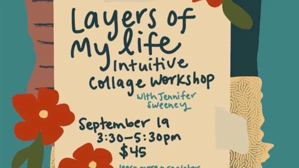 Layers of My Life - Intuitive Collage