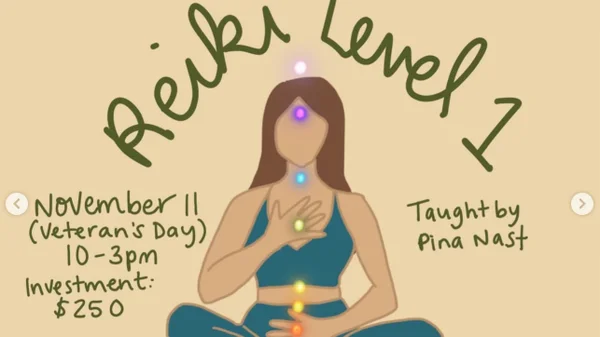 Learn Reiki Level 1 with Pina Nast