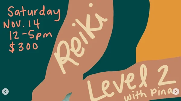 Reiki Level 2 with Pina