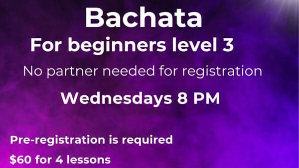 Bachata classes for beginners Level 3